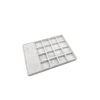 Yerli Üretim Amsterdam Model Süet Kumaş Gri Renk 34/24 Cm Çekmece Ici Takı Standı