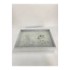 Yerli Üretim Süet Kumaş Gri Renk 34/24 Cm Batırmalı Çekmeçe Içi Bileklik Kelepçe Tablası
