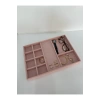 Ankara Model Keten Kumaş Pembe Renk Mix Çekmece Ici Stand