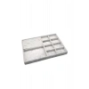 Sidney Model Süet Kumaş Gri Renk 34/24 Cm Takı Sergileme Standı