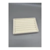 Yerli Üretim Küçük Boy Süet Kumaş Krem Renk 22,5/14,5 Cm Rulo Çekmece Içi Yüzük Standı