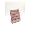 Yerli Üretim Süet Kumaş 20/16 Cm Pembe Renk Ayaklı Küpe Standı