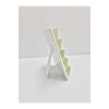 Yerli Üretim Süet Kumaş 20/16 Cm Krem Renk Ayaklı Küpe Standı