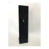 Yerli Üretim Moscow Model Süet Kumaş Siyah Renk 40/10 Cm Ayaklı Takı Sergileme Standı