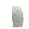 Yerli Üretim Dubai Model Süet Kumaş Gri Renk 25/12 Cm Kolye -zincir Ayaklı Stand