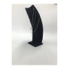 Yerli Üretim Dubai Model Süet Kumaş Siyah Renk 25/12 Cm Kolye -zincir Ayaklı Stand