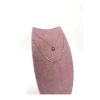 Yerli Üretim Dubai Model Süet Kumaş Pembe Renk 25/12 Cm Kolye -zincir Ayaklı Stand