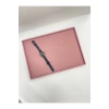 Yerli Üretim Süet Kumaş Pembe Renk 34/24 Cm Takı Servis Sunum Tablası