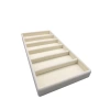 Yerli Üretim Lefkoşa Model Süet Kumaş Krem Renk 38 Cm / 19 Cm Gözlük Sergileme Çekmece Içi Stand
