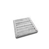 Yerli Üretim Süet Kumaş Gri Renk 15 cm / 15 cm Yüzük Sergileme Standı