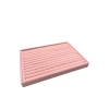 Yerli Süet Pembe Sosisli Yüzük Stand Kutu