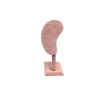 Yerli Üretim Süet Kumaş Pembe Renk Ayaklı Küpe Sergileme Dekoru