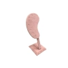 Yerli Üretim Süet Kumaş Pembe Renk Ayaklı Küpe Sergileme Dekoru