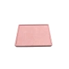 Yerli Üretim Küçük Boy Süet Kumaş Pembe Renk 24/17,5 Cm Batırmalı Yüzük Küpe Tablası