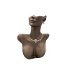 Yerli Üretim Polyester Malzeme Kahve Renk 33 / 26 cm Takı Sergileme Mankeni