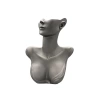 Yerli Üretim Polyester Malzeme Gri Renk 33.5 / 26 cm Takı Sergileme Mankeni