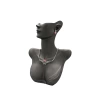 Yerli Üretim Polyester Malzeme Gri Renk 33.5 / 26 cm Takı Sergileme Mankeni