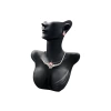 Yerli Üretim Polyester Malzeme Siyah Renk 33 / 26 cm Takı Sergileme Mankeni