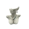 Yerli Üretim Polyester Malzeme Beyaz Renk 33 / 26 cm Takı Sergileme Mankeni