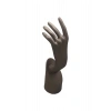Polyester Malzeme Kahve Renk 30 / 12 cm Takı Sergileme El Mankeni