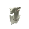Yerli Üretim Polyester Malzeme Beyaz Renk 28 / 18 cm Takı Sergileme Mankeni