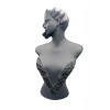 Polyester Malzeme Siyah Renk 50 / 28 cm Takı Sergileme Mankeni