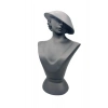 Polyester Malzeme Siyah Renk 45 / 28 cm Takı Sergileme Mankeni