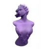 Polyester Malzeme Mor Renk 50 / 28 cm Takı Sergileme Mankeni