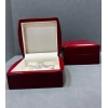 Ahşap Kırmızı Renk 11x11 Cm Kelepçe Kutusu