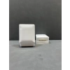 Ahşap Beyaz Renk 7x9 Kolye/Küpe Kutusu