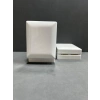 Ahşap Beyaz Renk 9x11 Cm Kolye/Küpe Kutusu