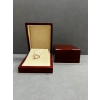 Ahşap Kahve Renk 7x9 Cm Kolye/küpe Kutusu