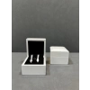 Ahşap Beyaz Renk 5x5 Cm Küpe Kutusu