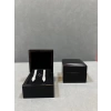 Ahşap Siyah Renk 5x5 Cm Küpe Kutusu
