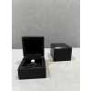 Ahşap Siyah Renk 5x5 Cm Tırnaklı Yüzük Kutusu