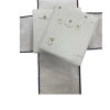 Deri Kumaş Gri Renk 23x23 Cm 10lu Bohça Set Rulosu