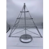 İthal Metal Dönen Gri Renk 26x43Cm Küpe Standı