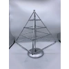 İthal Metal Dönen Gri Renk 26x43Cm Küpe Standı