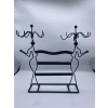 İthal Metal Siyah  Renk 35x34 Cm Küpe KolyeStandı