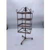 İthal Metal Dönen Bakır Renk 26x11 Cm Küpe Standı