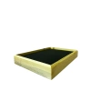 Ahşap El Boyaması Çift Renk 24x34 Batırlı Kelepçe Tablası