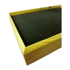Ahşap El Boyaması Çift Renk 24x34 Batırlı Kelepçe Tablası