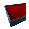 Ahşap El Boyaması Çift Renk 24x34 Batırlı Kelepçe Tablası