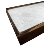 Ahşap El Boyaması Çift Renk 24x34 Batırlı Kelepçe Tablası