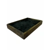 Ahşap El Boyaması Çift Renk 24x34 Batırlı Kelepçe Tablası
