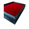 Ahşap El Boyaması Çift Renk 17x24 Cm Batırmalı  Kelepçe Tablası