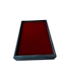 Ahşap El Boyaması Çift Renk 17x24 Cm Batırmalı  Kelepçe Tablası