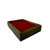 Ahşap El Boyaması Çift Renk 17x24 Cm Batırmalı  Kelepçe Tablası