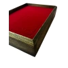 Ahşap El Boyaması Çift Renk 17x24 Cm Batırmalı  Kelepçe Tablası