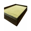 Ahşap El Boyaması Çift Renk 17x24 Cm Batırmalı  Kelepçe Tablası